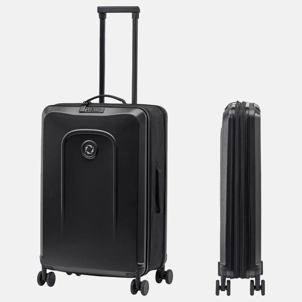 Kowdy  Senz Foldaway koffer opvouwbaar 66 cm pure black | 019922-Zwart